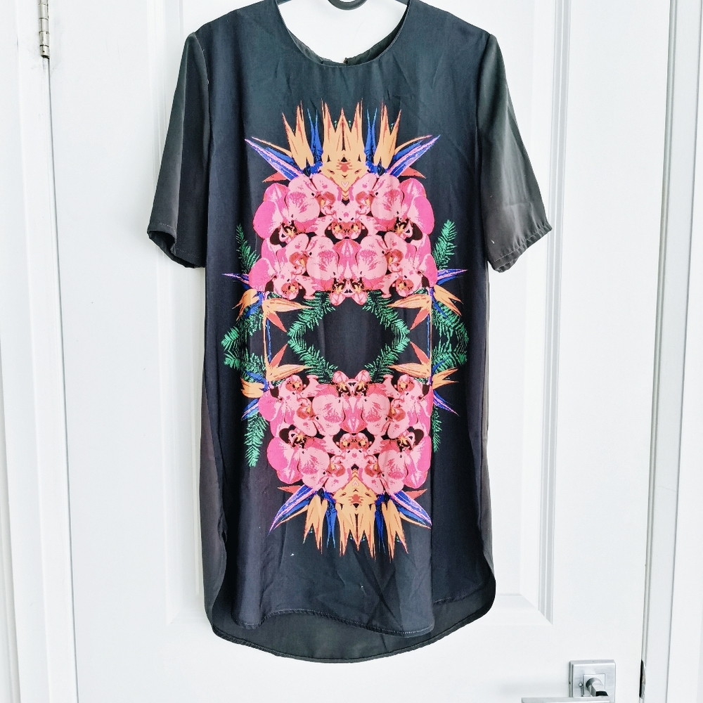 Finders keepers graphic t-shirt dress
